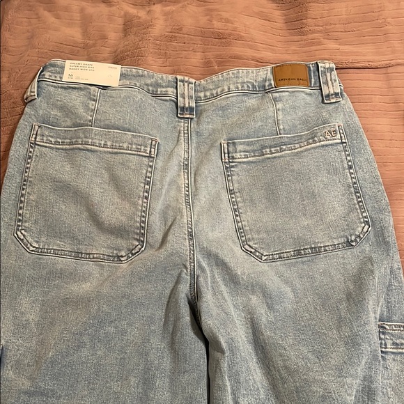 American Eagle Outfitters Light Blue Flare Jeans - Picture 5 of 8